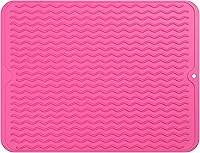 Vista 36 de MicoYang Tapete de Silicona para Secado de Platos para Múltiples Usos, Fácil de Limpiar, Ecológico, Tapete de Silicona Resistente al Calor