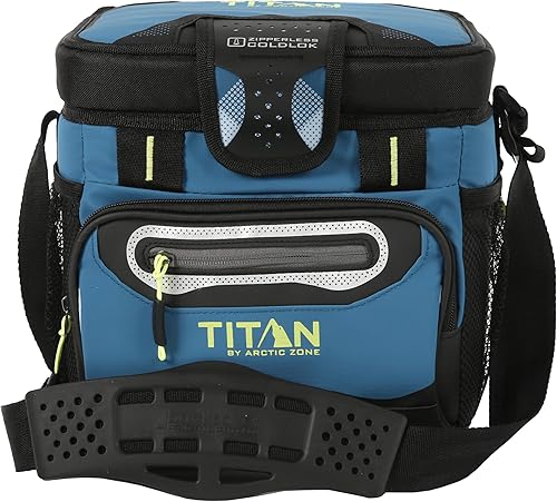Miniatura 18 de Titan by Arctic Zone Deep Freeze Cooler - Zipperless Hardbody Cooler - Deep Freeze Insulation, HardBody Liner, and SmartShelf Seagrass,Cítrico,Caza