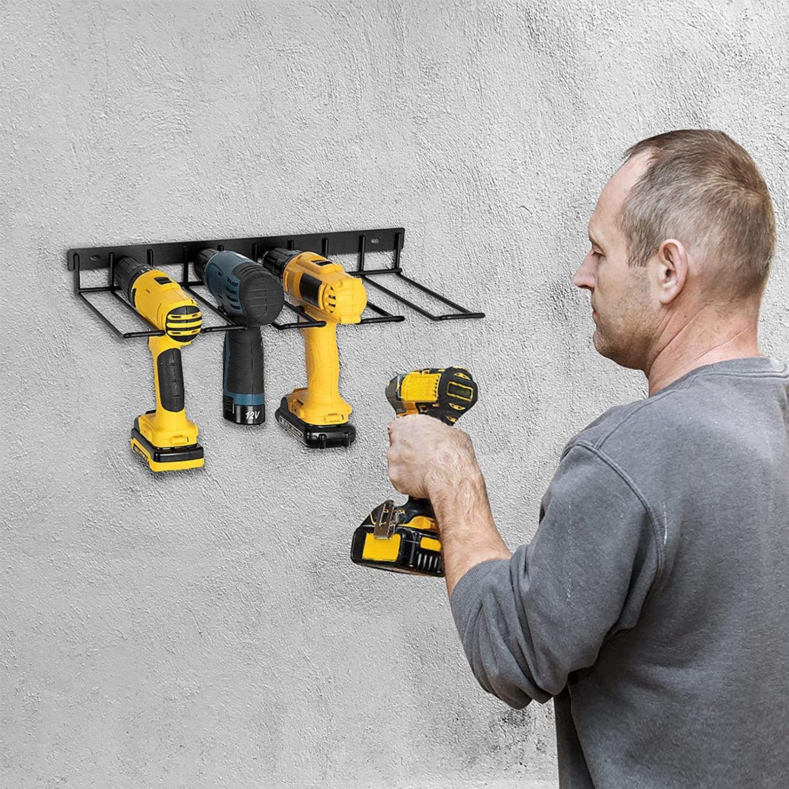 Power Tool Organizer Floating Shelves Quickwittc ,Drill Holder
