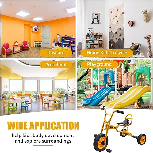 Miniatura 6 de Triciclo para niños a partir de 3 años, guardería preescolar, bicicleta de equilibrio para niños, triciclo para niños pequeños con campana y ruedas