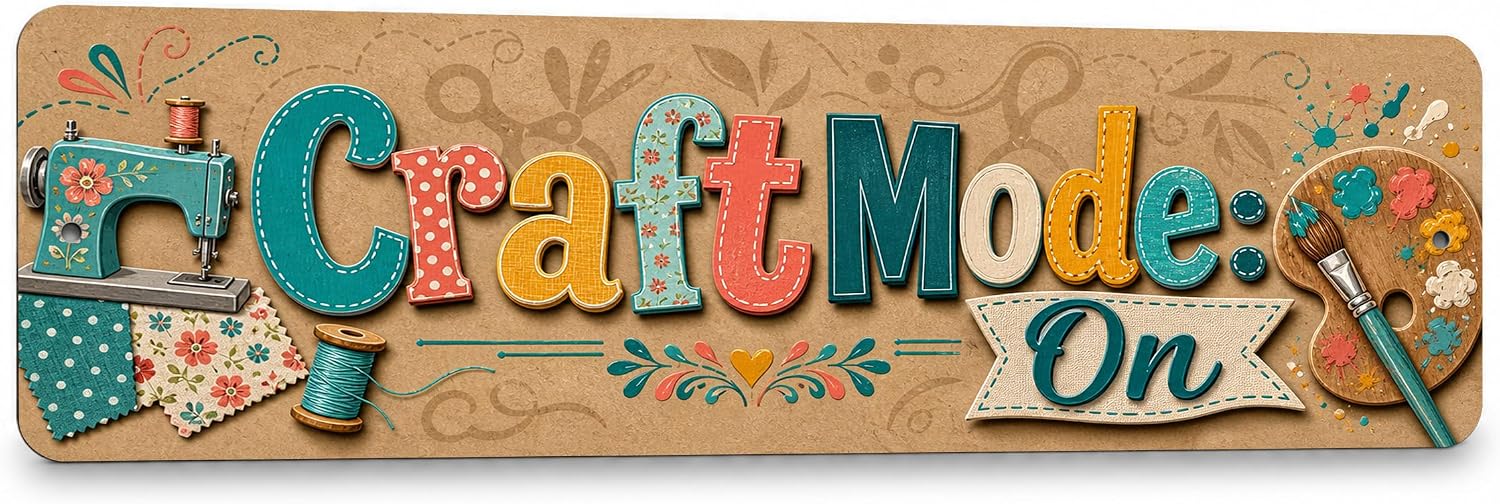 Craft Mode: On Craft Funny Metal Sign — Humor Wall Decor