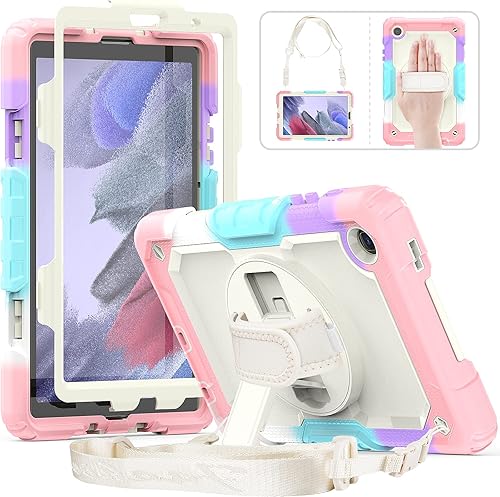 Miniatura 35 de HXCASEAC Funda para Samsung Galaxy Tab A9+ Plus de 11 pulgadas, protectora con protector de pantalla/correa de mano/soporte para bolígrafo,