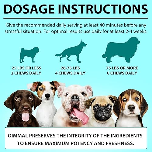 Miniatura 4 de Masticables calmantes de cáñamo para perros, 150 unidades (11.6 onzas), golosinas calmantes para perros, ayuda con la ansiedad del perro,