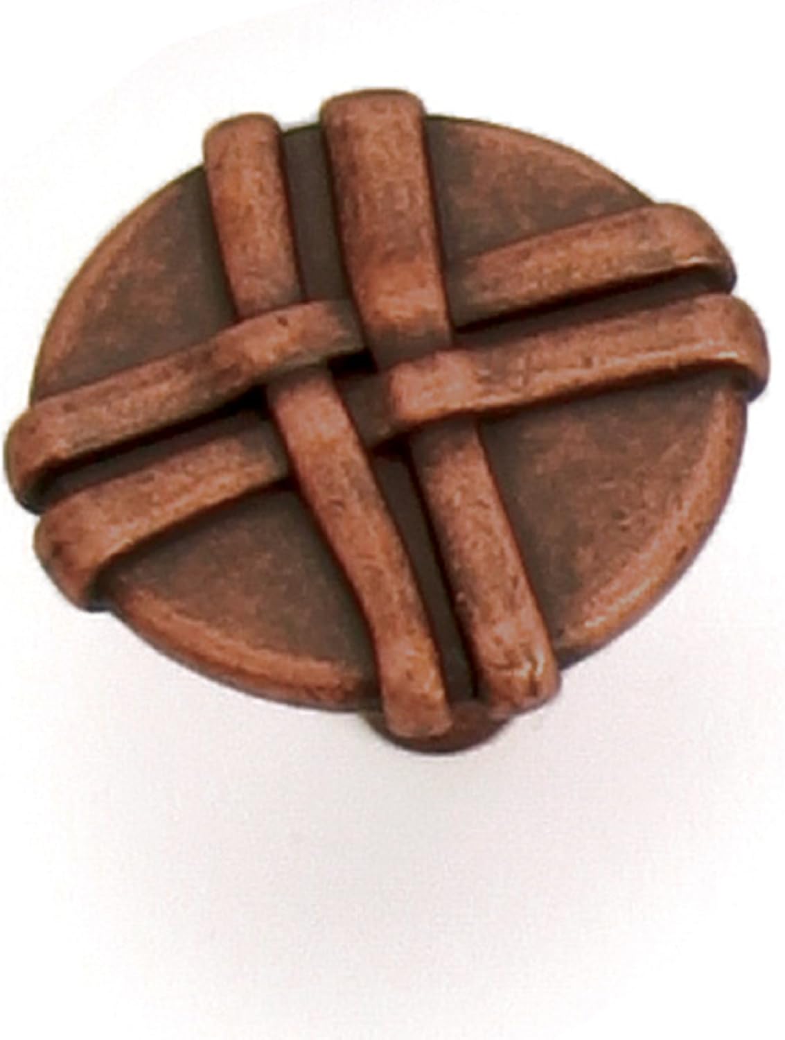 Laurey 37007 1-3/8-Inch Lineage Knob, Antique Copper