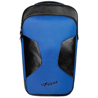 F Gear Dude Blue 14L Small Backpack Kids 3 Compartment School Backpack | Organizer Bottle Compartment Water Resistant Lightweight|Gifts For Unisex Boys Girls Adults|Casual|College|Tuition|Travel Bag
