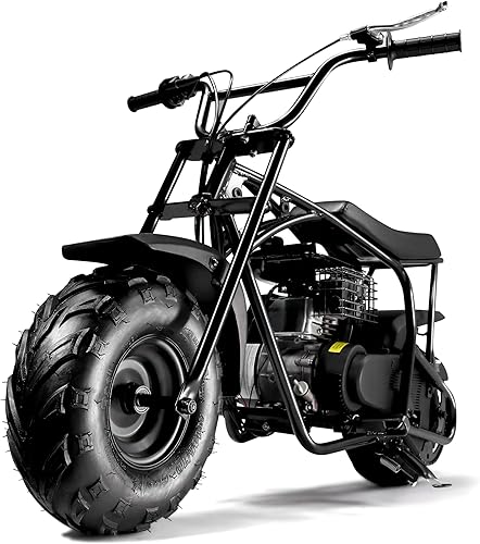 Oryxearth Mini bicicleta de cross de 4 tiempos de 105 cc, a gasolina, para niños y adultos, motocicleta todoterreno con aprobación EPA, hasta 24