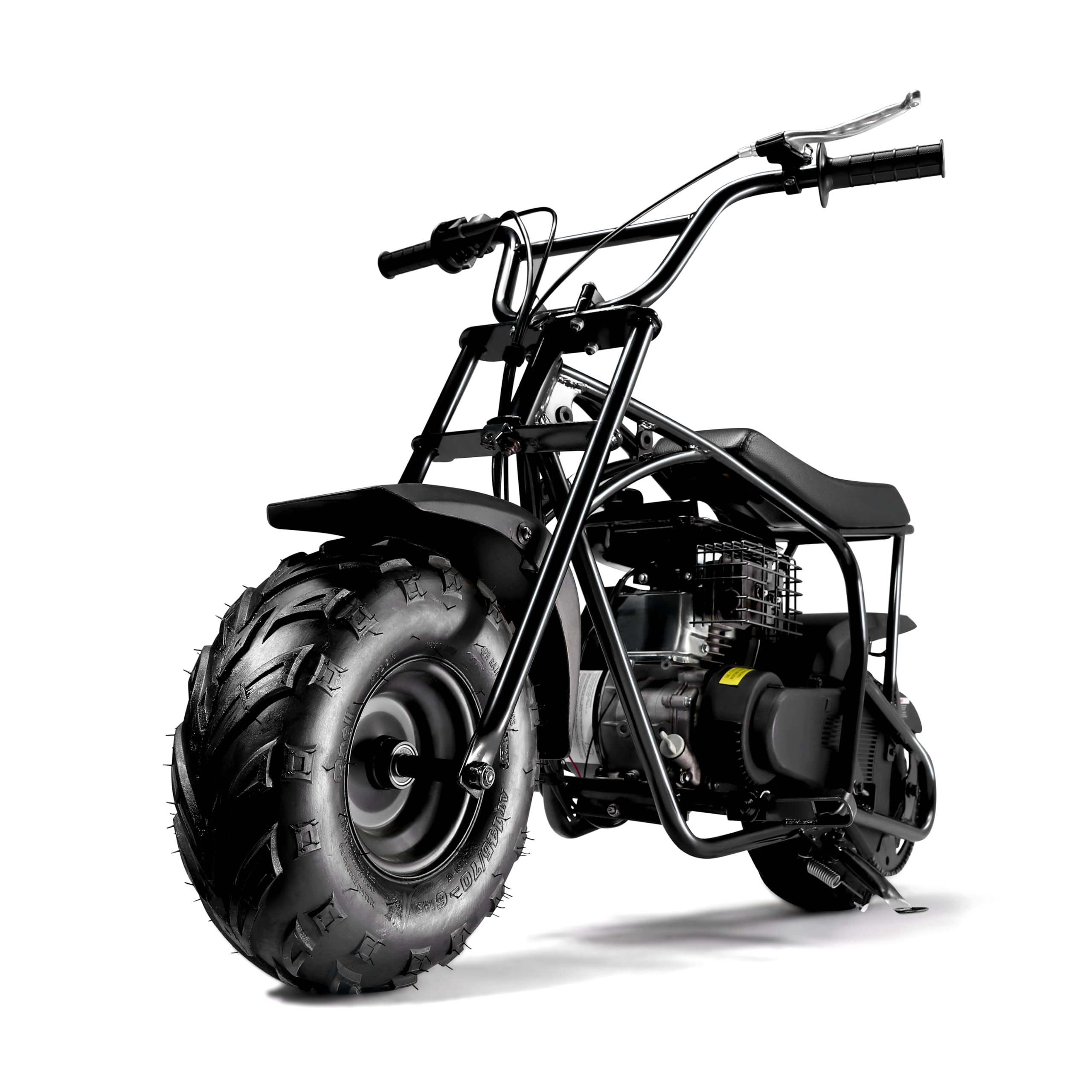 Oryxearth 105CC Kids Dirt Bike - 4-Stroke Gas Mini Motorcycle for Off-Road & Trail Riding, EPA Approved, Supports 185 LBS (Up to 28 MPH), for Adults and Teens, Black