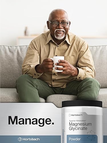 Miniatura 7 de Horbäach Polvo de glicinato de magnesio  1 libra  Sabor a limón  Absorción superior  Sin OMG y sin gluten