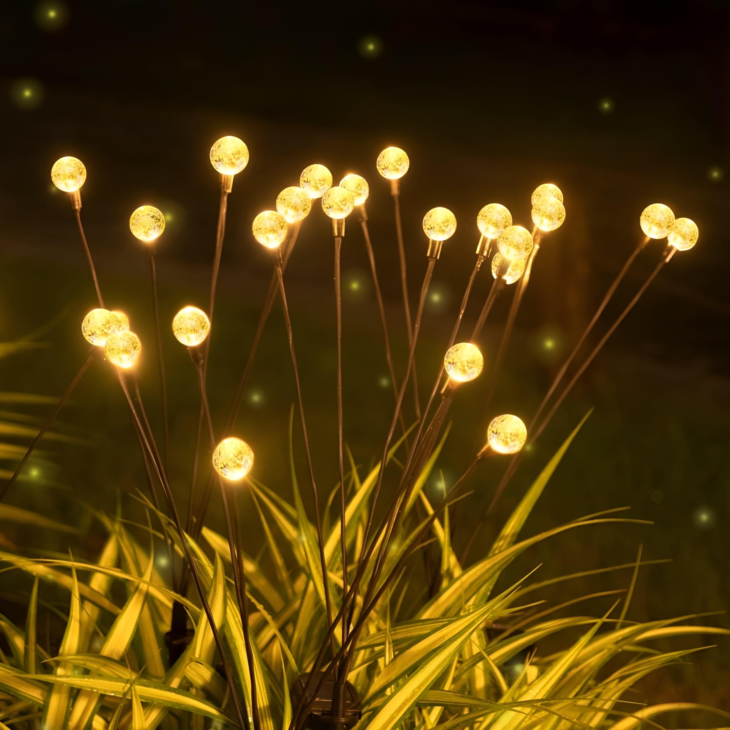 hardoll Solar Lights Outdoor 6 LED Crystal Ball Lamp for Home Garden Waterproof Decoration (Warm White-Pack of 1, Flashing & Steady Mode) (B0CHX7Z9FX) Amazon Price History, Amazon Price Tracker