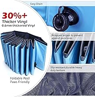 Vista 3 de Jasonwell Piscina Plegable para Baño de Perros y Mascotas, Piscina Colapsible para Perros y Mascotas, Tina de Baño, Piscina Infantil, Piscina