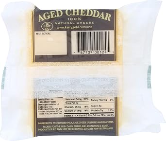 Kerrygold, Vintage Irish Cheddar, 7 Ounce