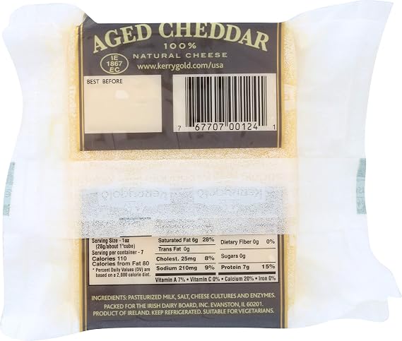 Kerrygold, Vintage Irish Cheddar, 7 Ounce