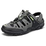 Men's Sport Sandals Adjustable Strap Closed Toe Outdoor Hiking Sandal Beach Water Shoes