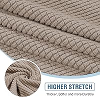 Vista 62 de H.VERSAILTEX 2025 New Sectional Couch Covers 8 Pieces Stretch Sofa Covers for Sectional Sofa Set Separate L Shaped Couch Cover for Both Left/Right