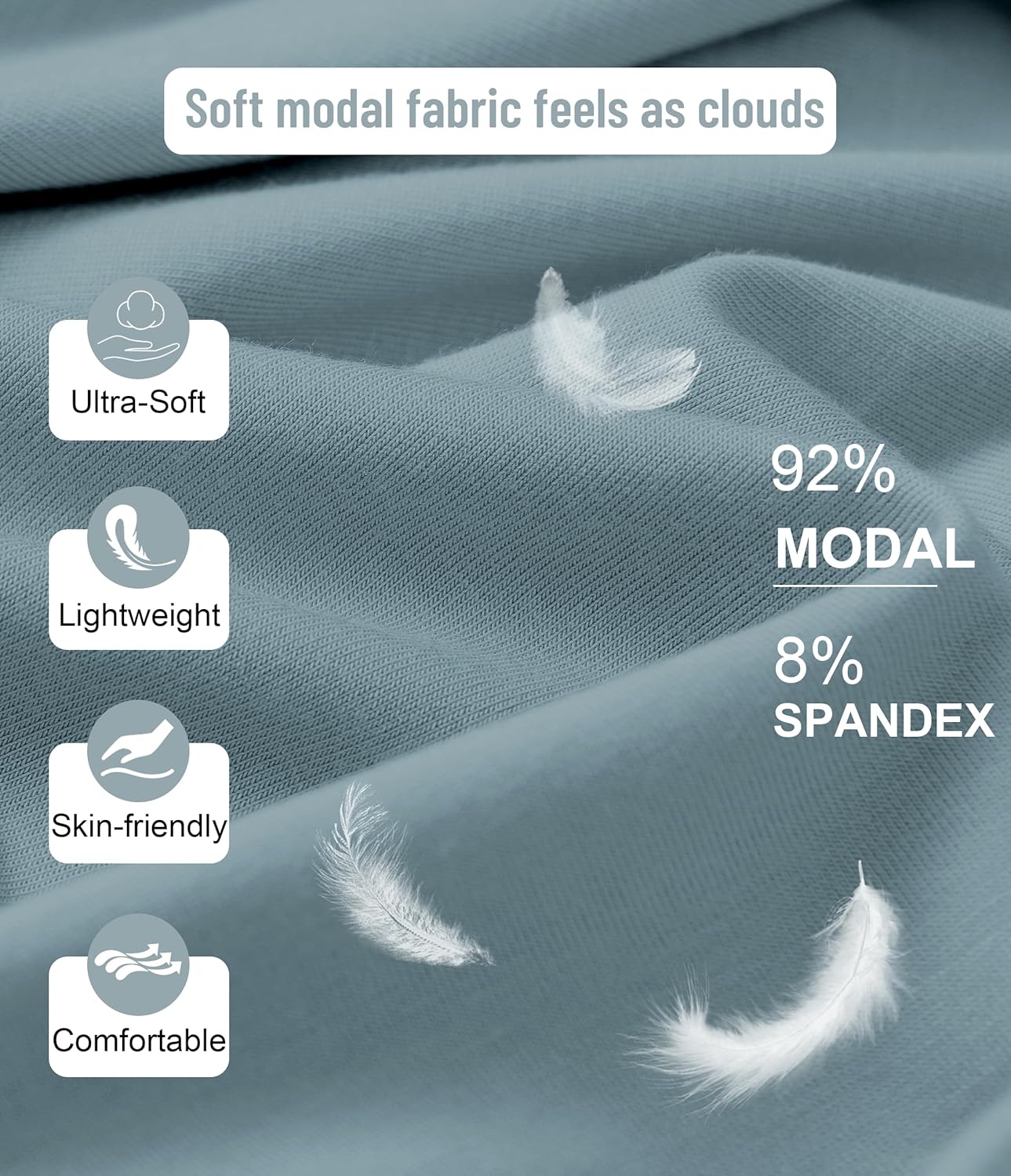 ANLIQI Modal Bikini Panties for Women Pack Soft Breathable Underwear String Bikini Low Rise Briefs Ladies Hipster Panty S-2XL - Image 4