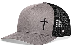 HAKA Christian Men's Embroidered Cross Trucker Hat