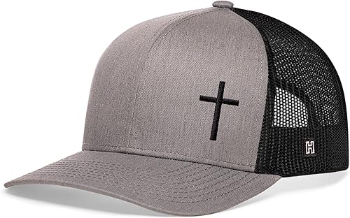 HAKA Diamond Mountains Trees & Trucker - Sombrero de malla para exteriores para hombres y mujeres, gorra de béisbol ajustable a presión, sombrero de