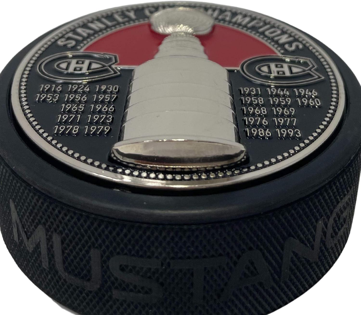Sports Decor Montreal Canadiens Puck - Ultra 3D Stanley Cup Medallion