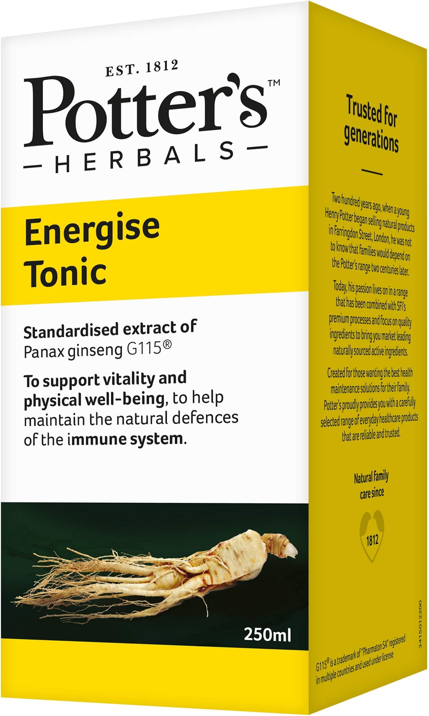 Potter's Herbals Energise Tonic