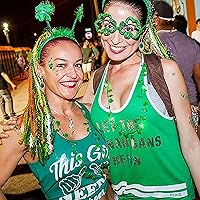 Vista 6 de BriLove - aretes de cristal para mujer, con diseño de lágrima