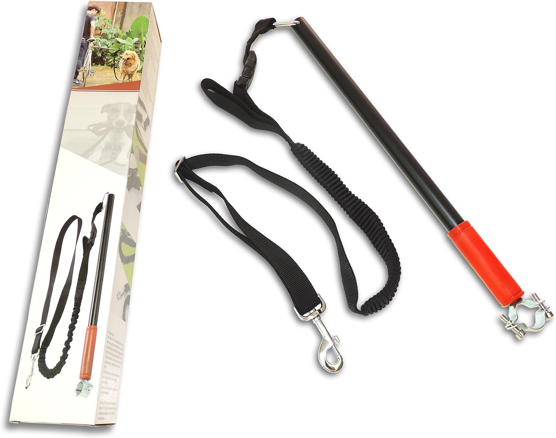 Doggy Bike Bicycle Attachment for Dogs- Universal Hands Free Leash Training Outdoor Trotter Leashes System