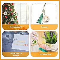 Vista 5 de Zonon 5 piezas de hojas de policarbonato transparentes de 14 x 11 x 0.02 pulgadas, láminas delgadas de plástico resistente, panel de plástico