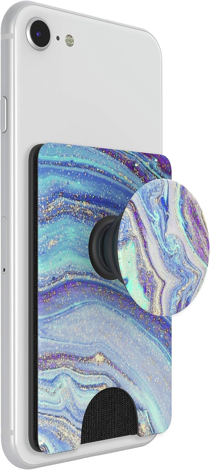 🔥 Cаѕhbасk uр tо 70% PopSockets PopWallet+: Swappable and Repositionable Wallet - Lilac Agate