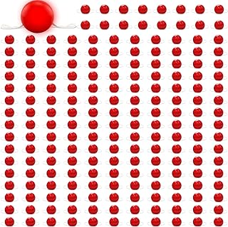Haull 48 Pcs Bulk Red Light Up Noses Christmas Reindeer Nose Led Red Clown Noses for Kids Blinking Red Nose Decor Clown Costume Accessories Party Supplies