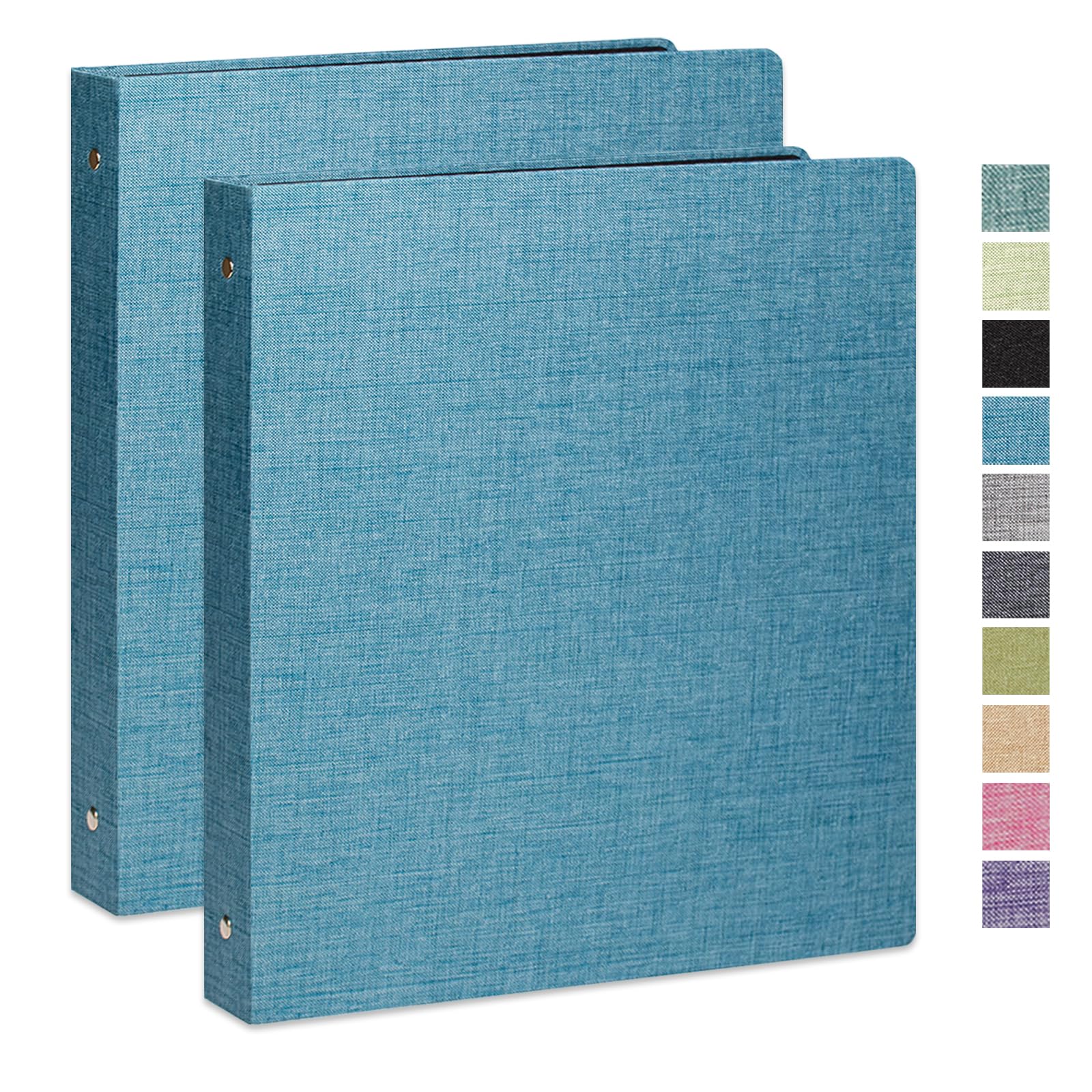 Leder 3-Ring-Ordner A4 - Vintage Design Mit Elastischem Verschluss