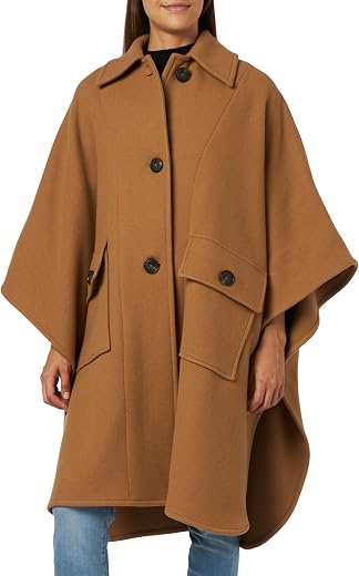 Pinko Damen Motif Umhang Tuch Mantel