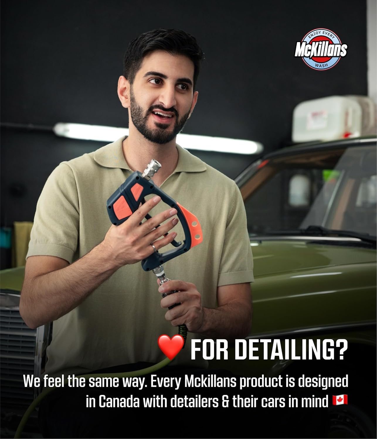 McKillans Automatic Foam Cannon Mount - 304 Stainless Steel - Automatic Quick Connect