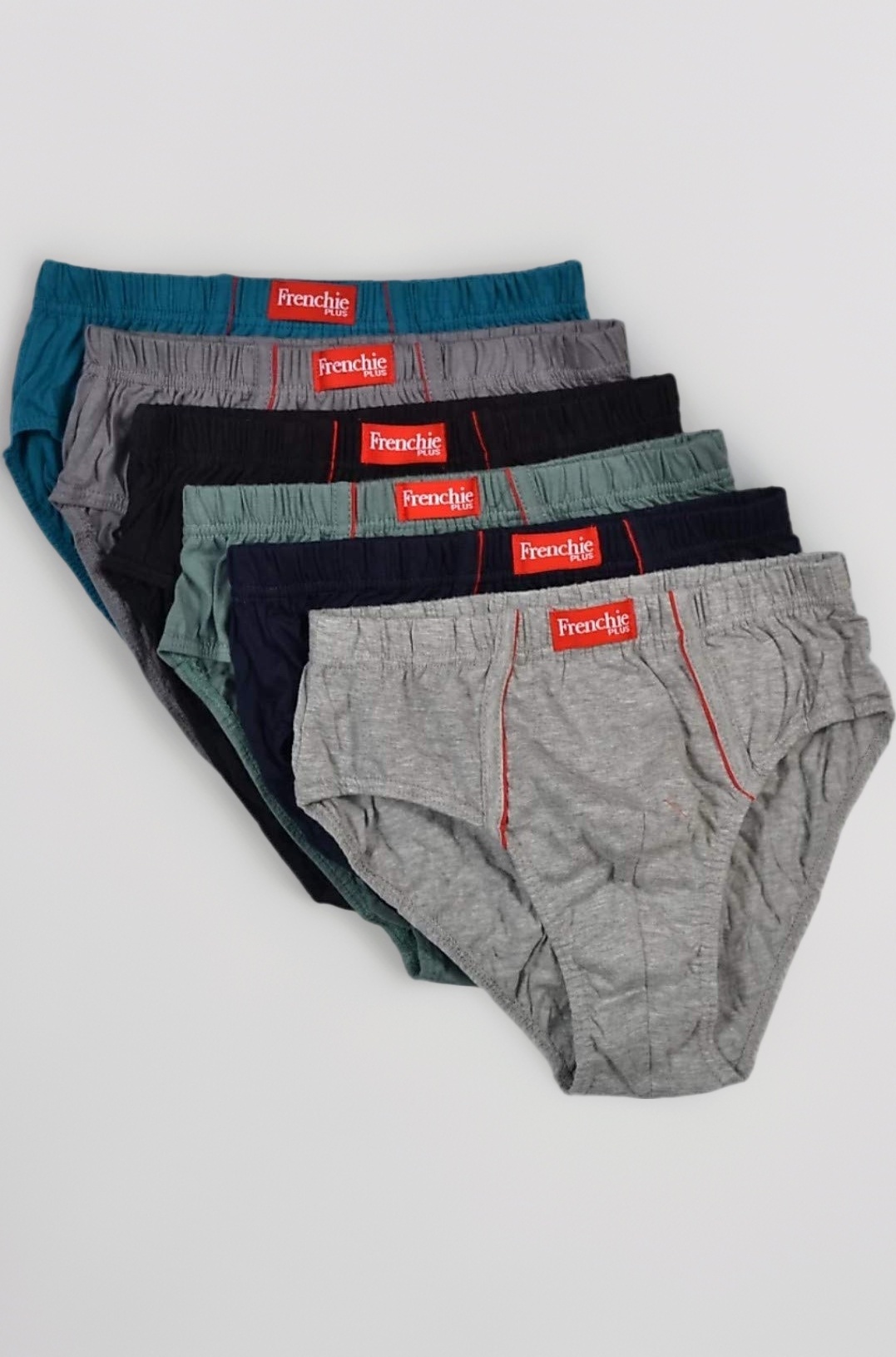 Men's Cotton Briefs (Pack of-6, 80) Assorted