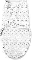Vista 4 de SwaddleMe Luxe Easy Change Swaddle, Ellie Elephant/Triángulo Gris, S/M (0-3 meses)