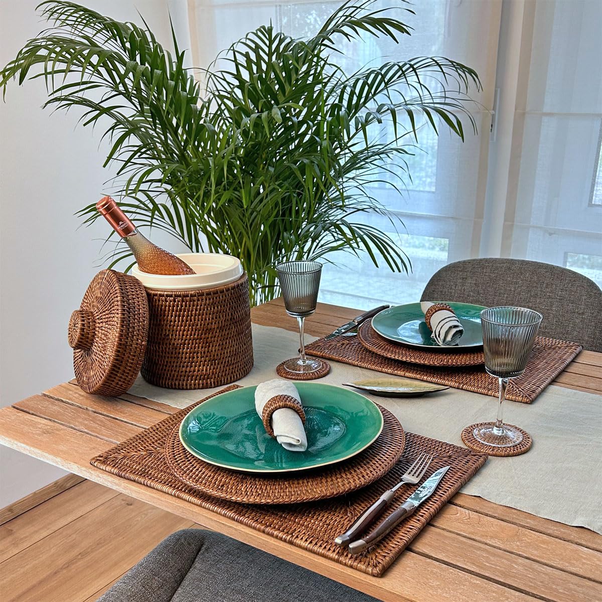 Secchiello Per Ghiaccio Aktive In Acciaio Zincato - Capacit&agrave; 5 Litri, Finitura Rame - Con Coperchio