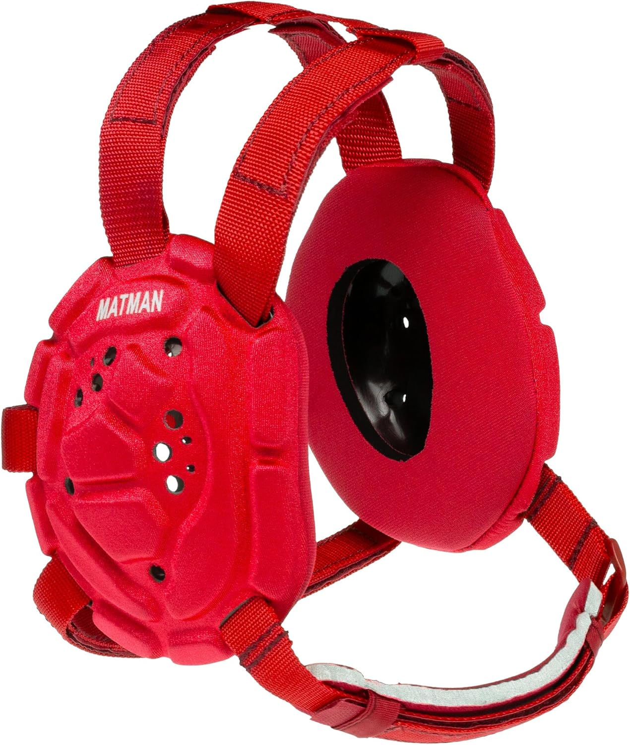 Matman Medalist Adult Wrestling Headgear – Easy-Adjust, Snug Fit Protective Headgear for Wrestling, BJJ & MMA(Gold)