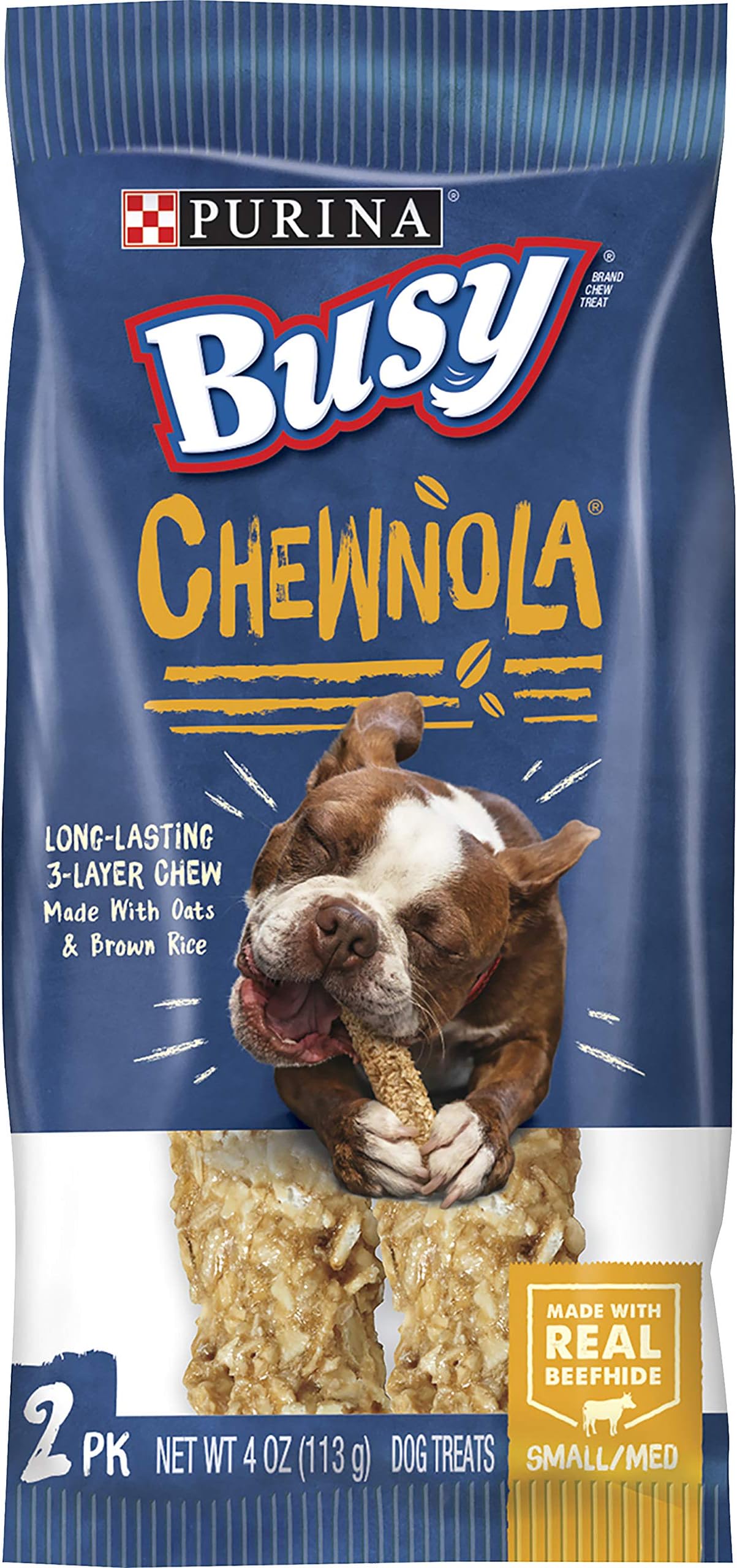 Busy Bone Busy Chewnola Bar - 4 oz (Packaging May Vary)