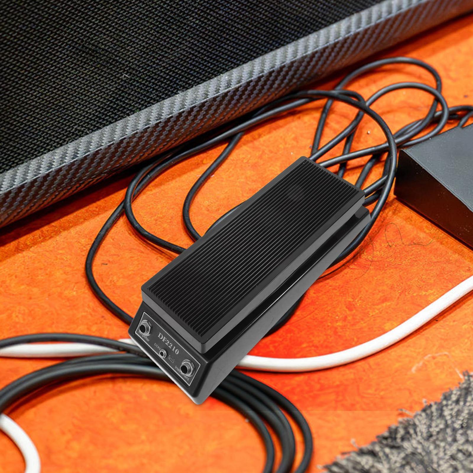 Pedale Effetto Wah Compatto per Chitarra Elettrica con Controllo Volume Attivo, Materiale Metallo e Plastico, per Festival Musicali e Concerti Live