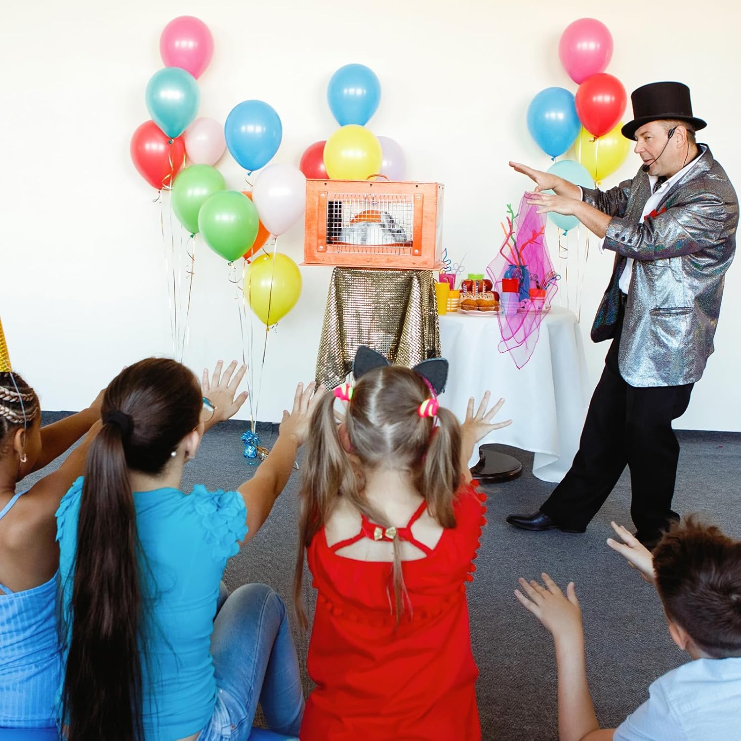 PATIKIL Dance Scarves, 48 Pcs Square Juggling Scarves 24 by 24 Inches Music Movement Scarves Performance Props Accessories for Playing Magic Juggling - Image 7