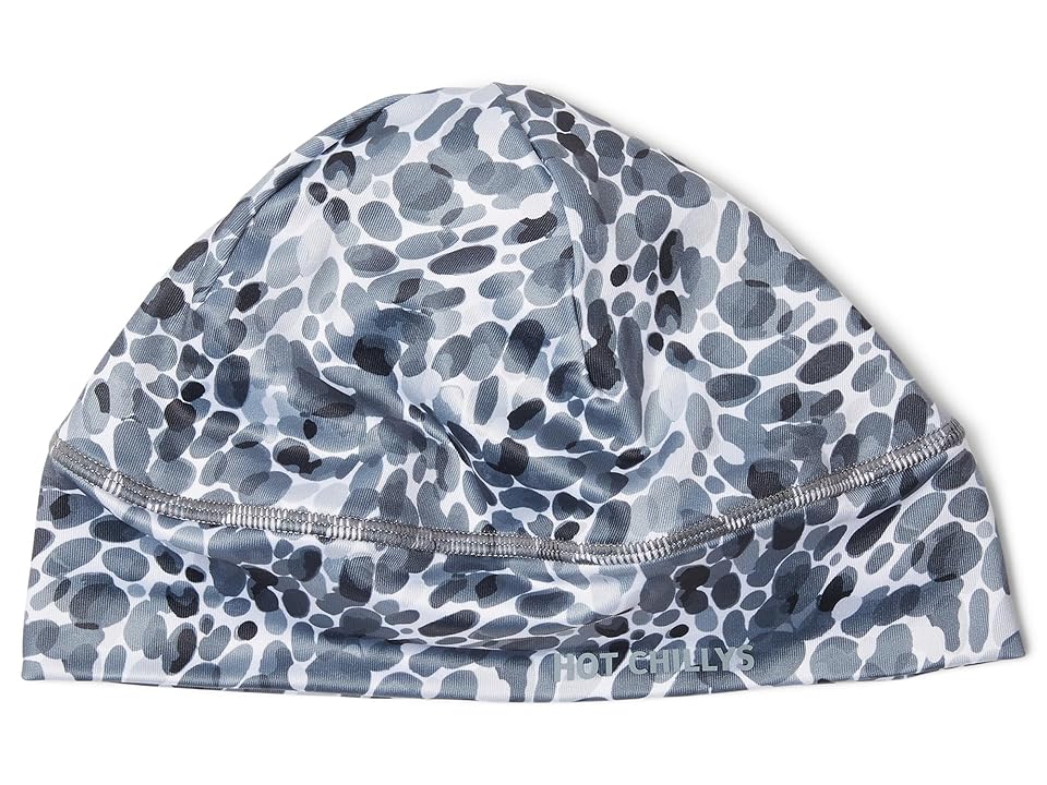 Hot Chillys Adult Print Micro Elite Chamois Beanie (Seaglass) Beanies INTERNATIONAL SHIPPING