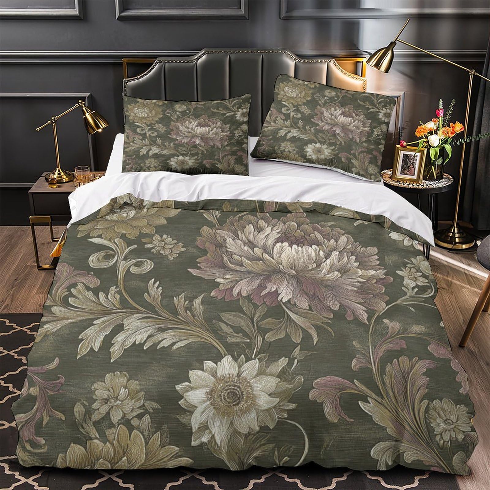 Housse de couette anti-acarien et ultra douce fermeture éclair pour lit enfant 135x200