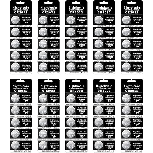 50 pcs Pack - CR2032 Battery 3v Lithium Button Cell Coin 2032 Battery
