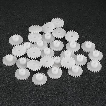 Amazon.com: uxcell 30pcs Plastic Gears 20 Teeth Model 202A