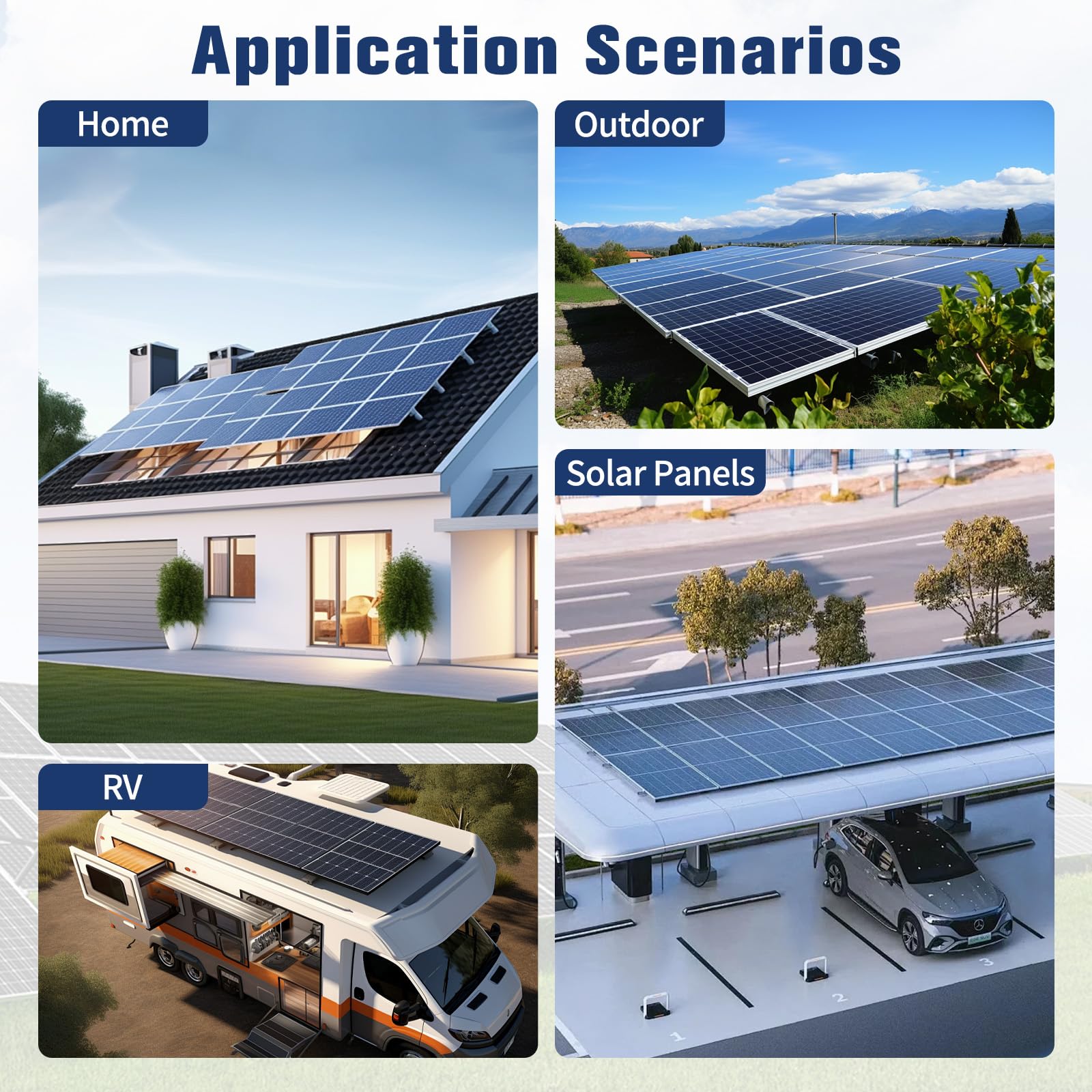 Protezione da sovratensione PV, DC 40 A/1000 V, interruttore di separazione – protezione dai fulmini IP65 impermeabile, protezione solare da tensione per fotovoltaico 2 in 2 Out