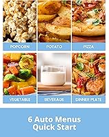 Vista 2 de COMFEE' Retro Microwave Oven, Small Microwave with 6 Auto Menus, 0.9 cu.ft Countertop Compact Microwave with Multi-stage Cooking, Mute Function, LED