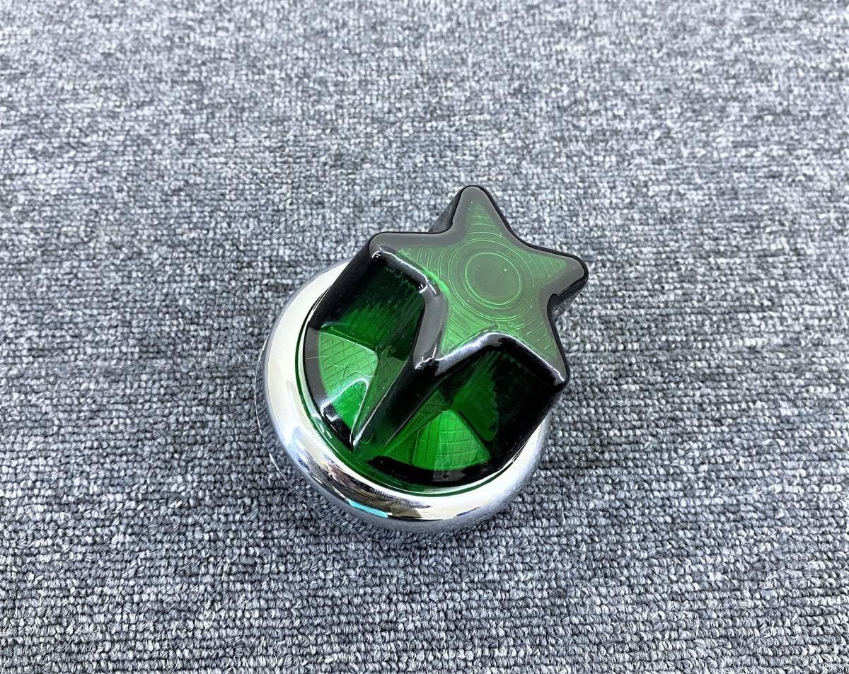 Amazon.co.jp: 即納！ガラス製 星マーカーレンズ 緑 グリーン 星型バス