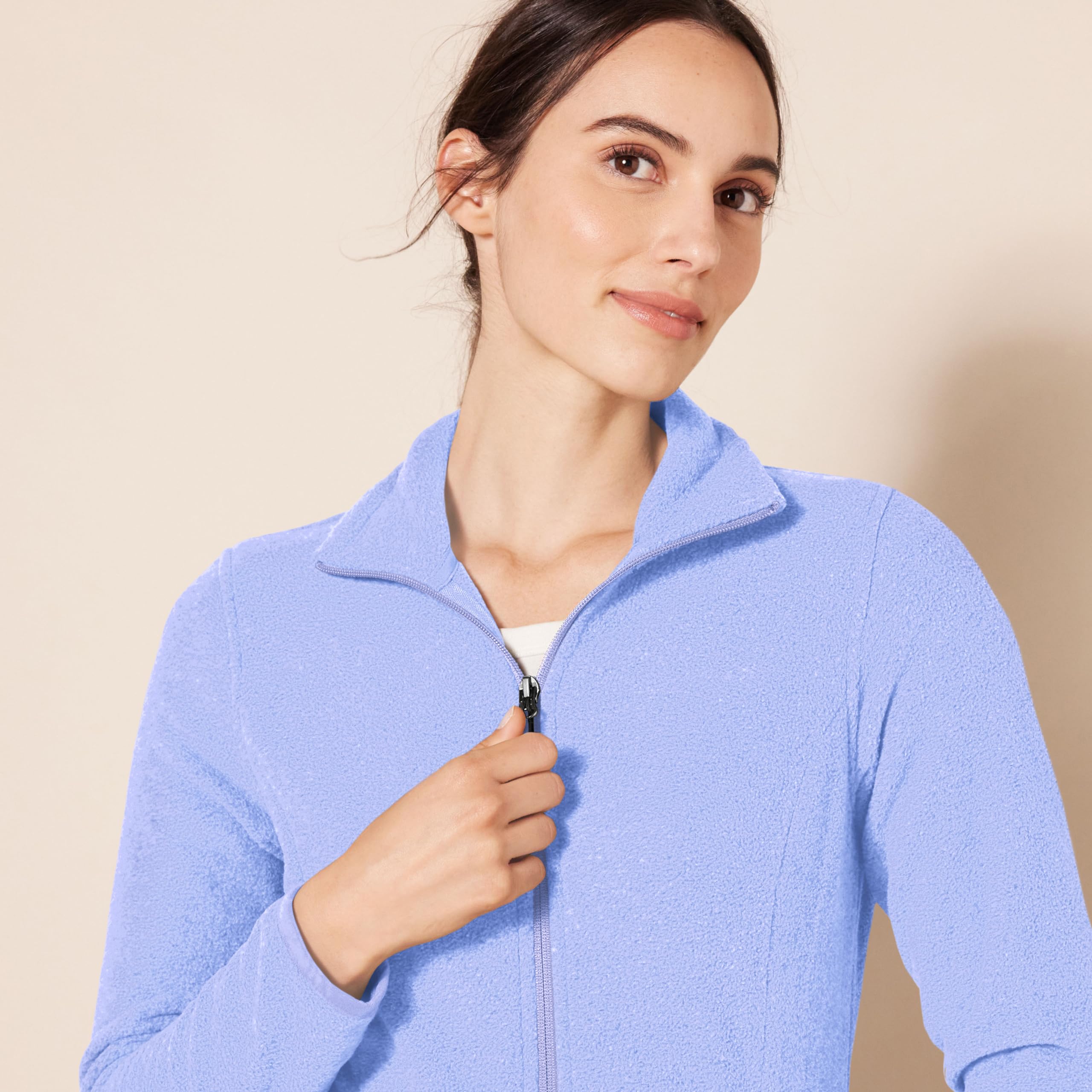 Amazon Essentials Donna Giacca in Pile Morbido con Cerniera Intera dal Taglio Classico (Disponibile in Taglie Forti)