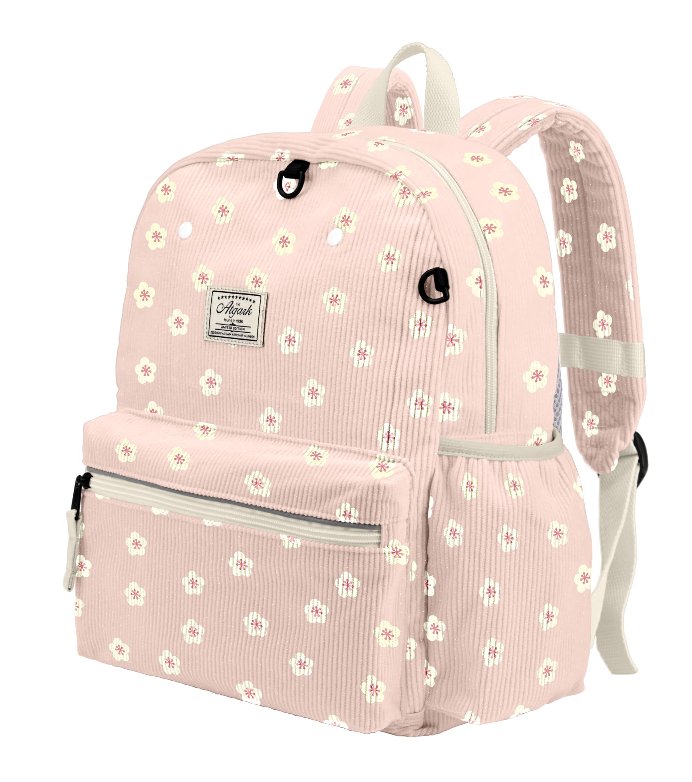 Corduroy Kids Backpack for Boys 6-10: Boys Girls Backpacks for Elementary Kindergarten 15” H Fit Folder