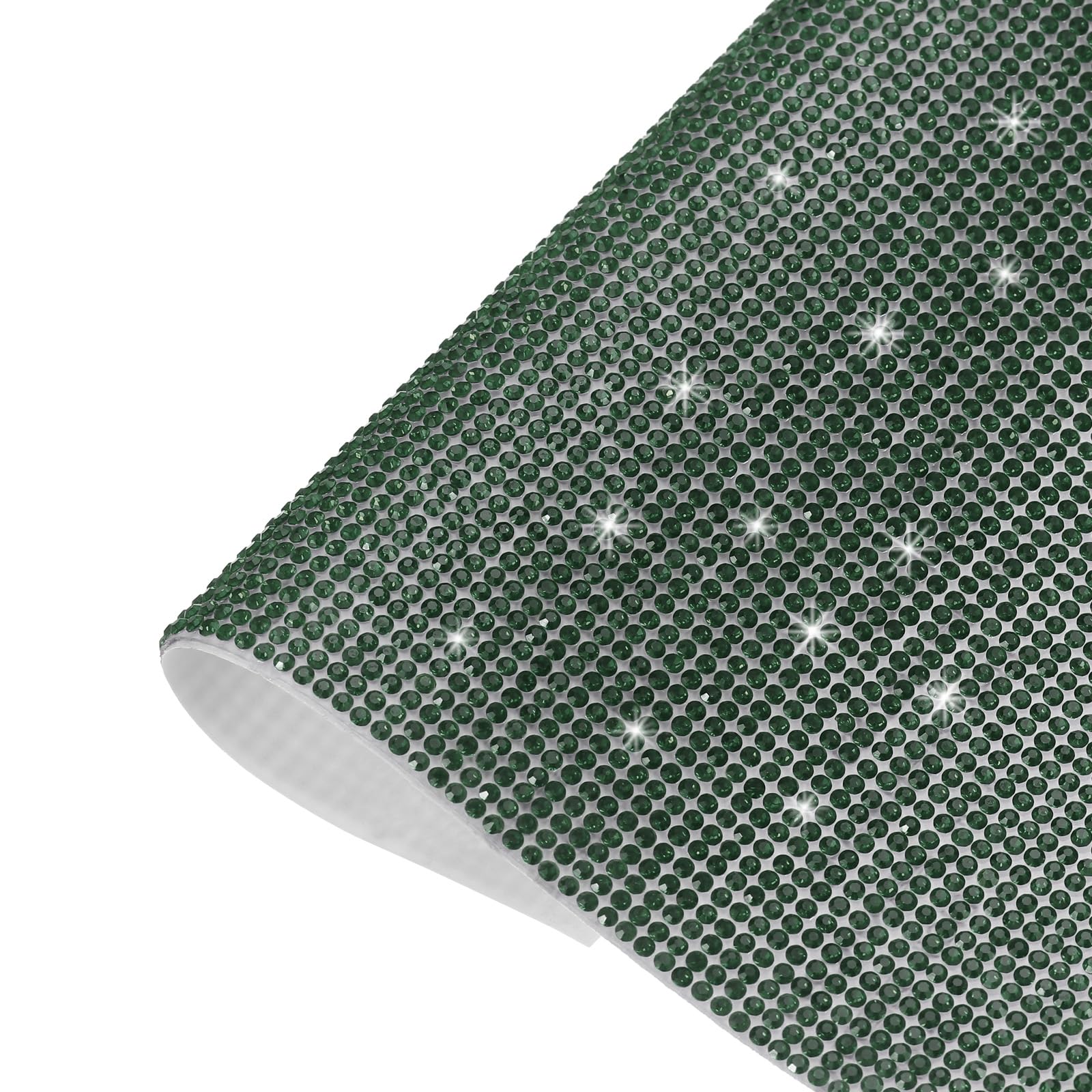 Strass autocollant vert foncé pour customiser voiture et vêtements chic