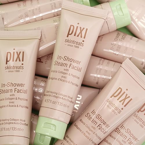 Miniatura 4 de Pixi Facial de vapor en la ducha | Limpiador de gel a aceite para piel radiante | Nutre profundamente, suaviza y tonifica | Autocalentamiento para