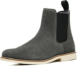 Handmade Classic Chelsea Boots for Men Fashion Genuine Cow Leather Slip On